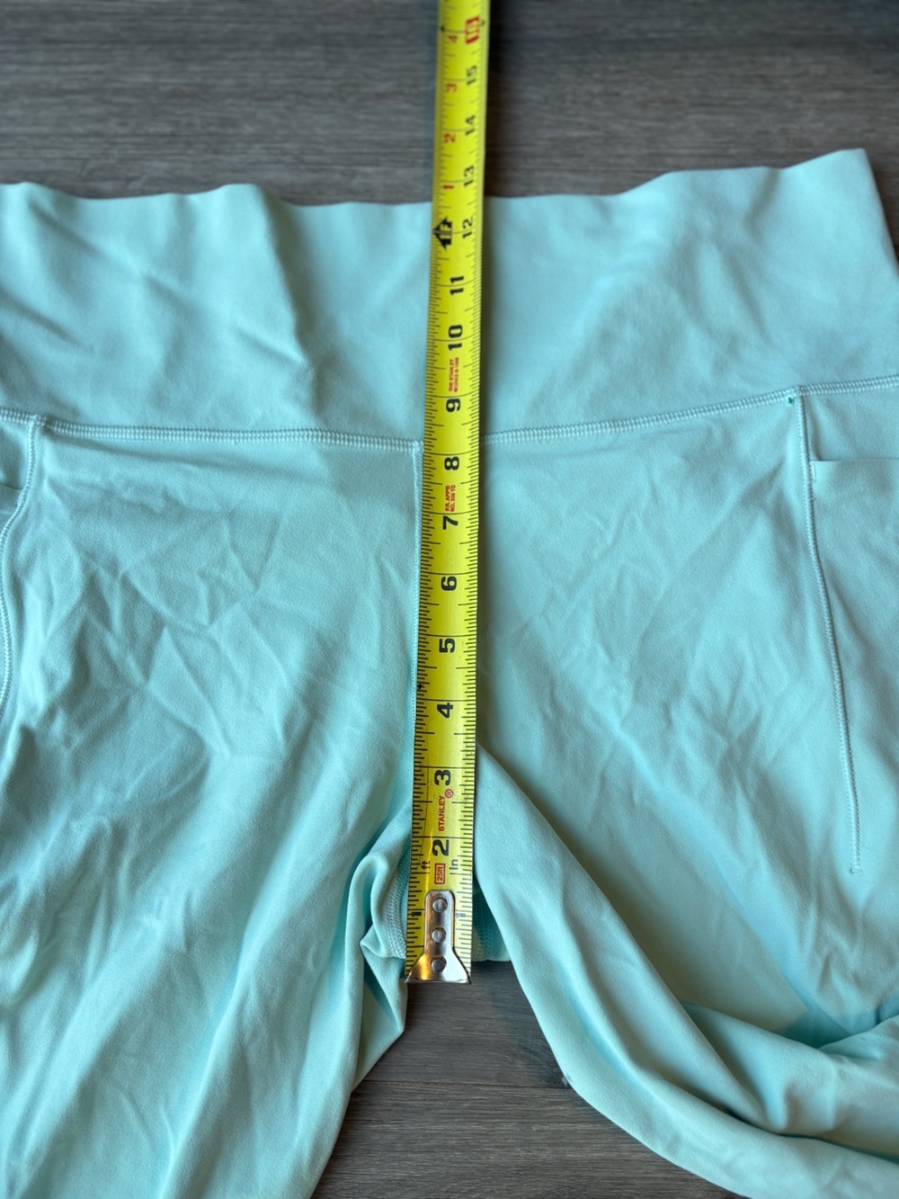 Athleta Salutation Stash Pocket II 7/8 Leggings Mint - Picture 6 of 6